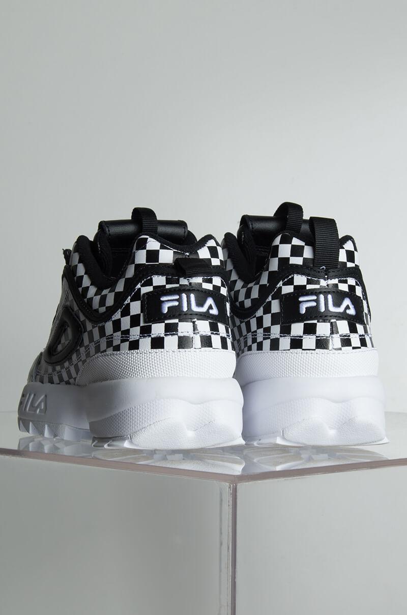 fila disruptor checkered