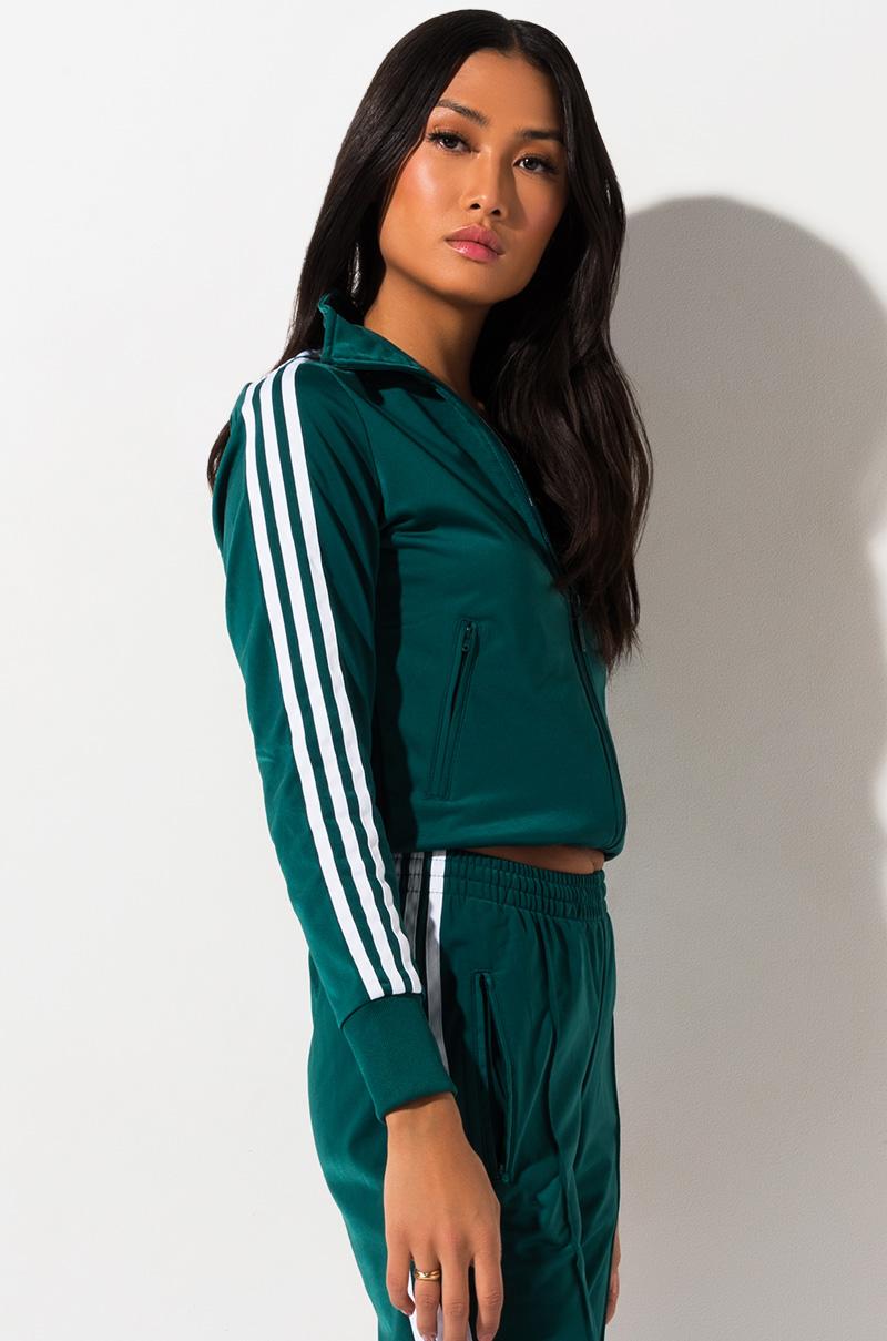 adidas originals firebird track top  noble green