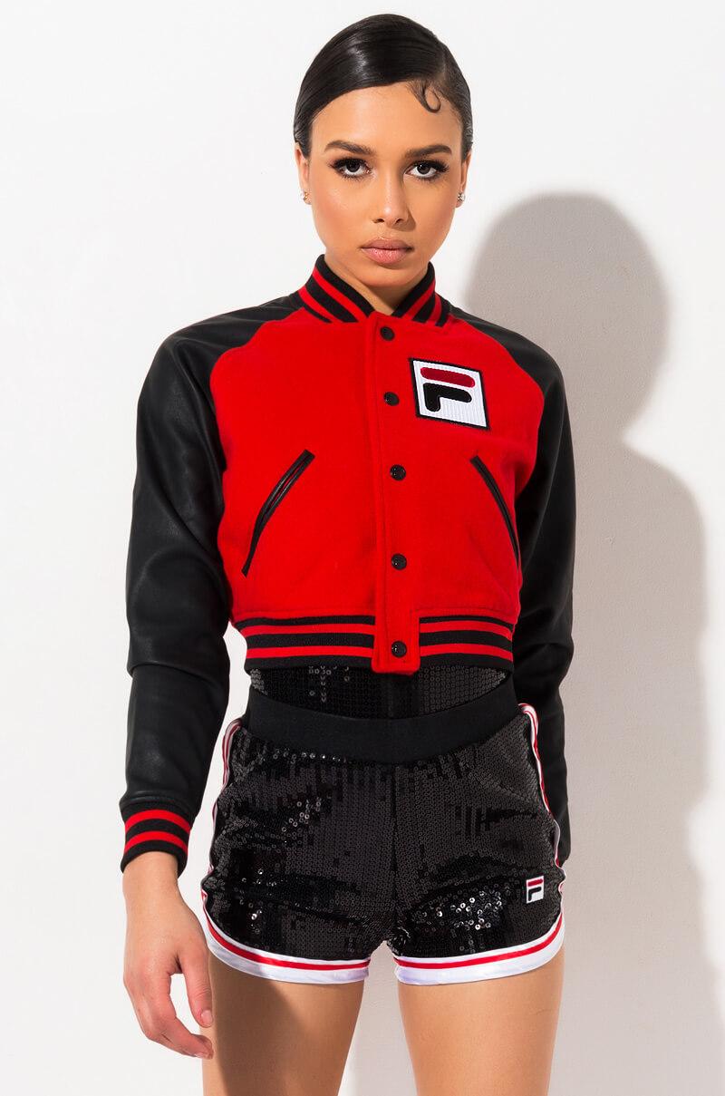 fila crop top jacket
