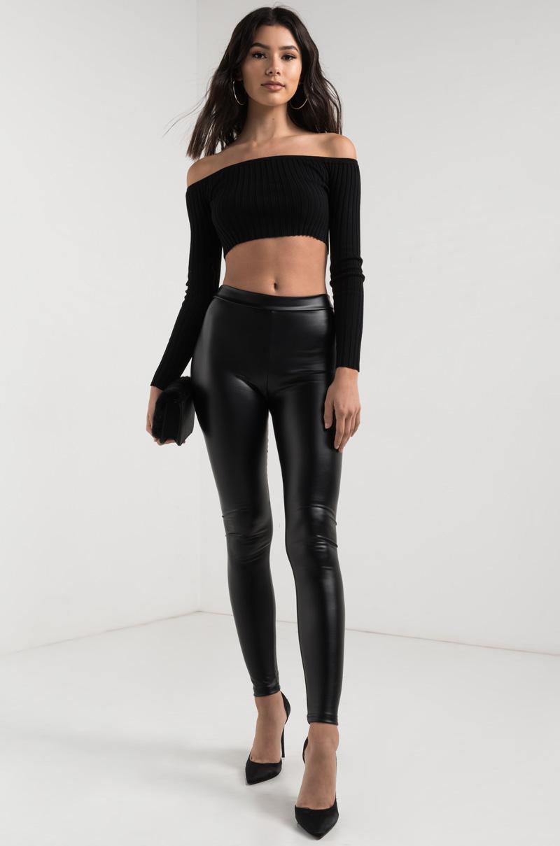 akira leather leggings