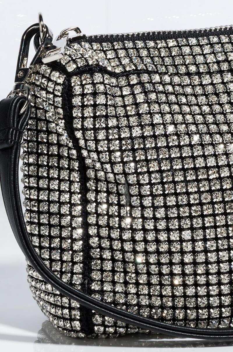 black and silver purses