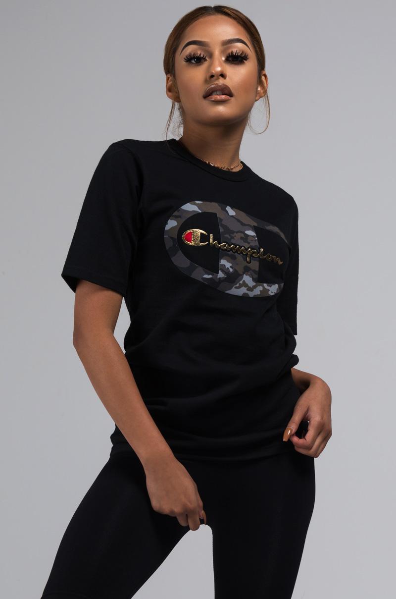 champion heritage tee camo