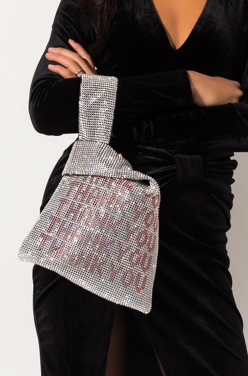 A Womens Fashion Designer Crystal Mini Thank You Handbag Rhinestone Shopping Bag A Womens Fashion Designer Crystal Mini Thank You Handbag Rhinestone Shopping Bag