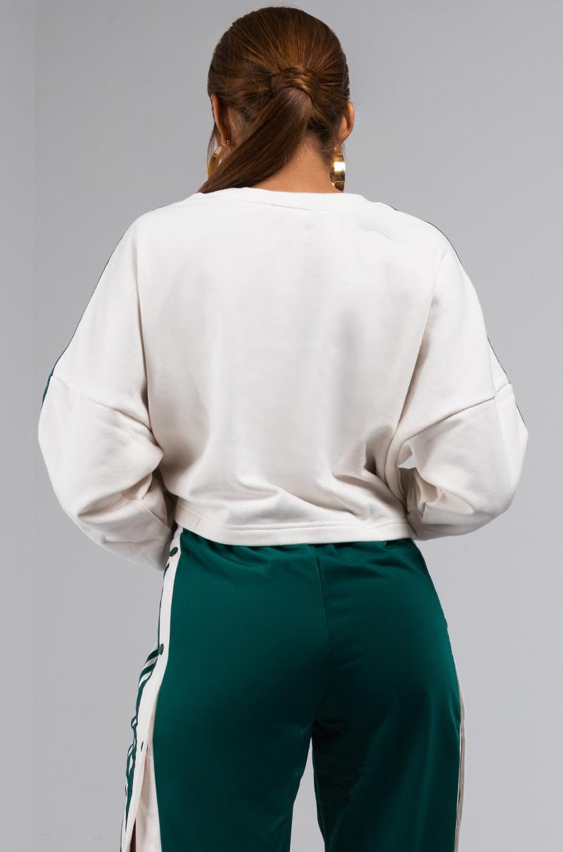 adibreak cropped sweater