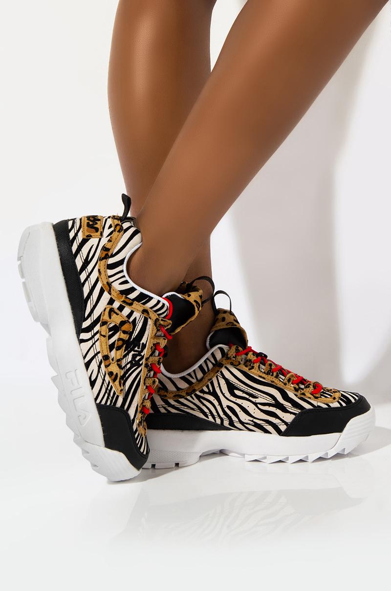 leopard print fila trainers