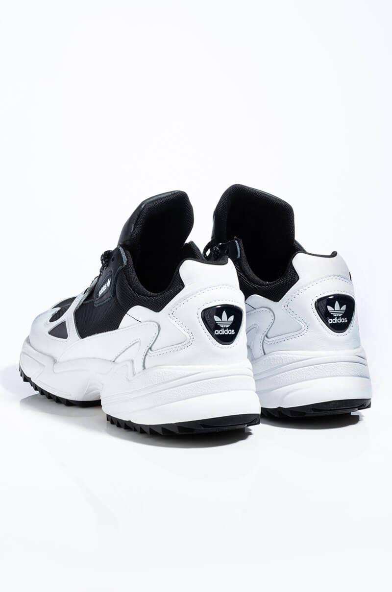 adidas Leather Womens Falcon Trail W Sneaker in Black White Night (Black) -  Lyst