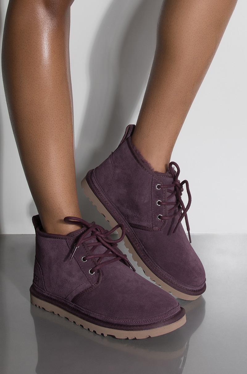 Suede UGG Classic Neumel Lace Up Boots 