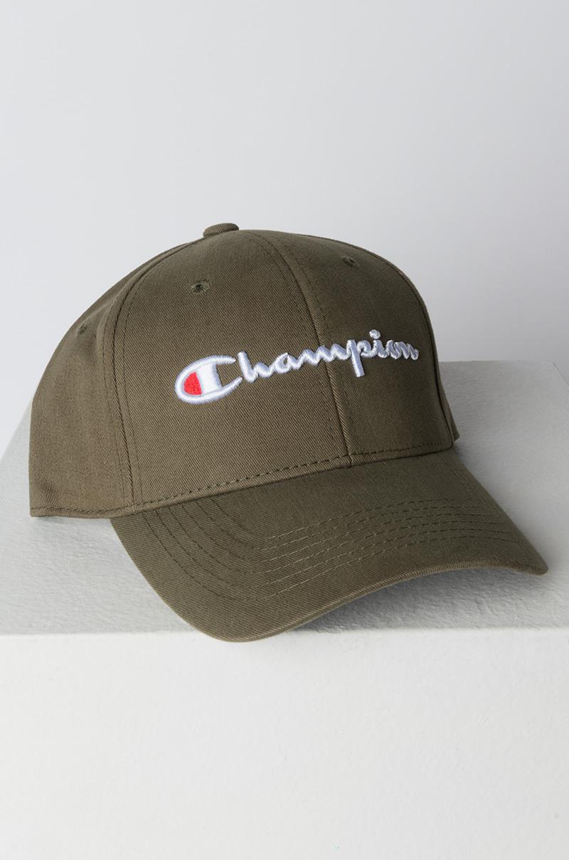 champion green hat