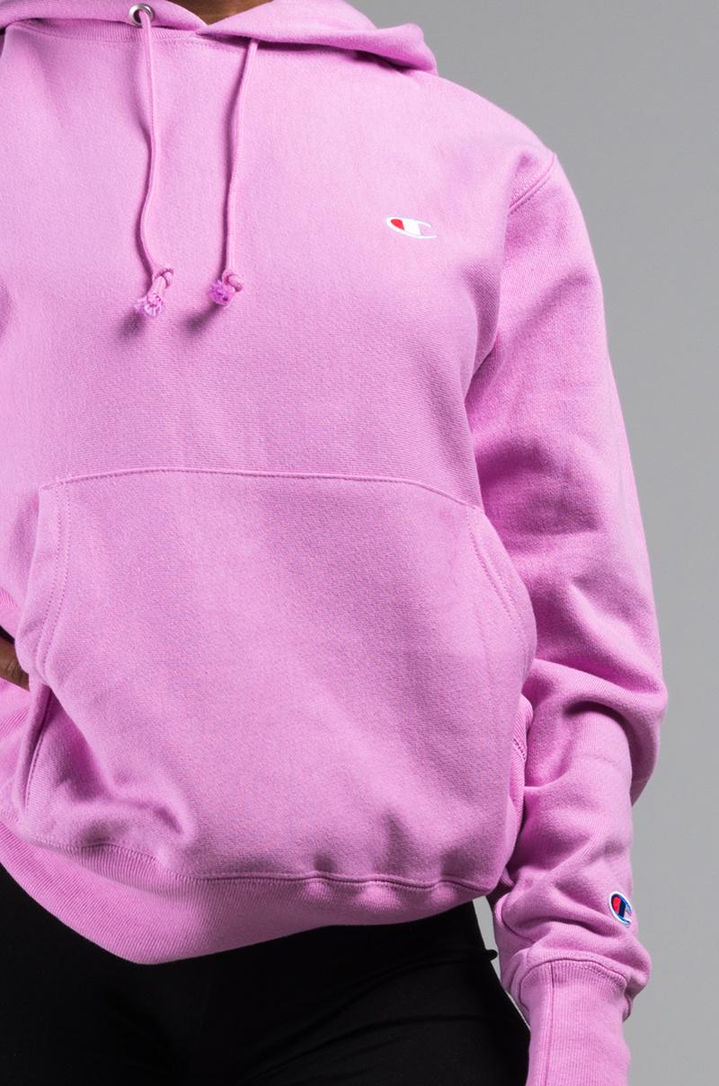 champion reverse weave hoodie paper orchid GenleA miA Vermikulit