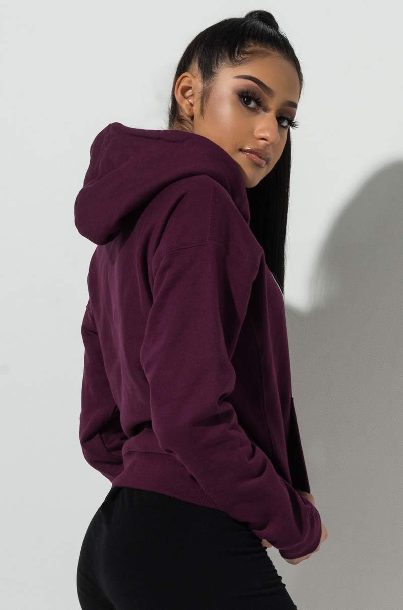 Dark berry purple champion deals hoodie