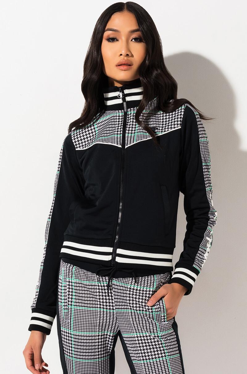 tricot jacket and joggers set