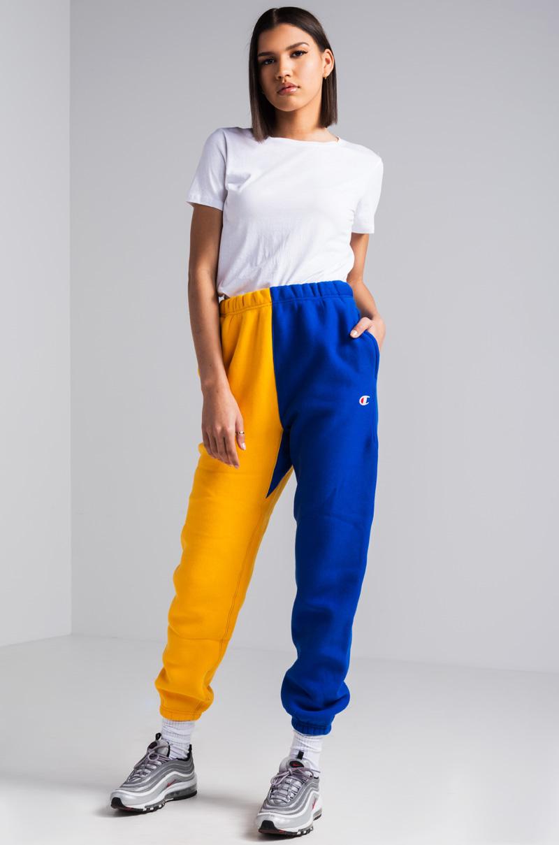 blue and yellow champion joggers off 58 