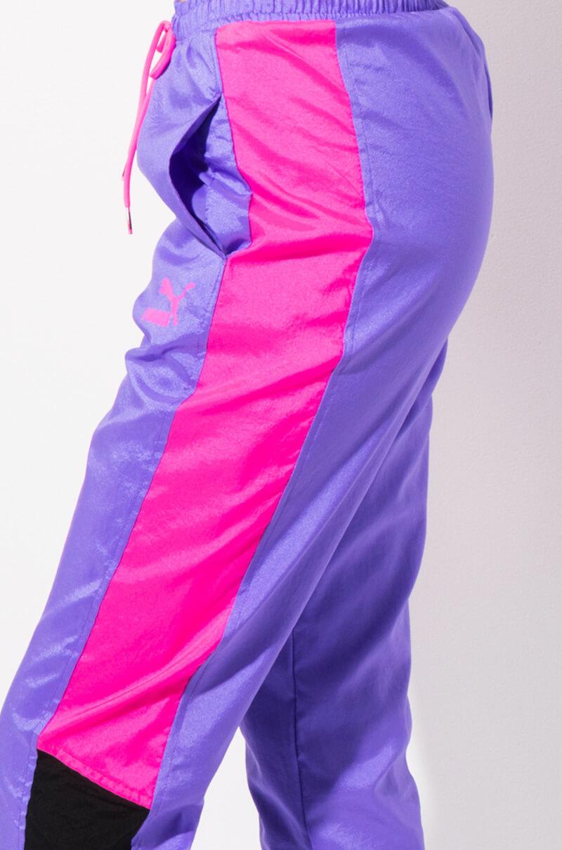 PUMA Synthetic Womens Tfs Og Retro JOGGERS in Purple | Lyst