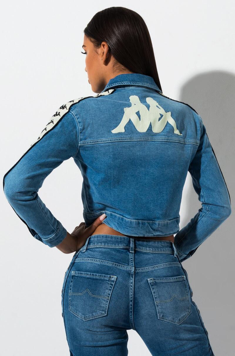 cobalt blue denim jacket