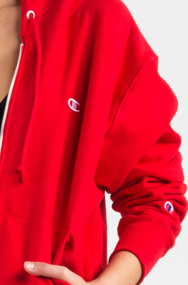 Red champion zip up hotsell
