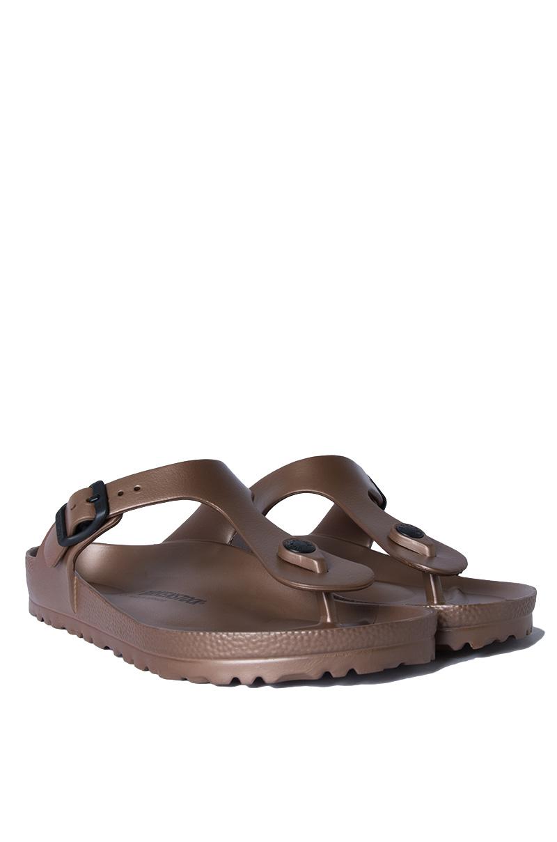 Birkenstock Gizeh Eva Metallic Copper | Lyst