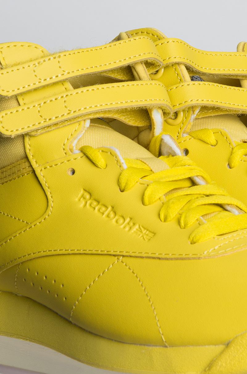 Reebok Leather Freestyle Hi Sneaker in 