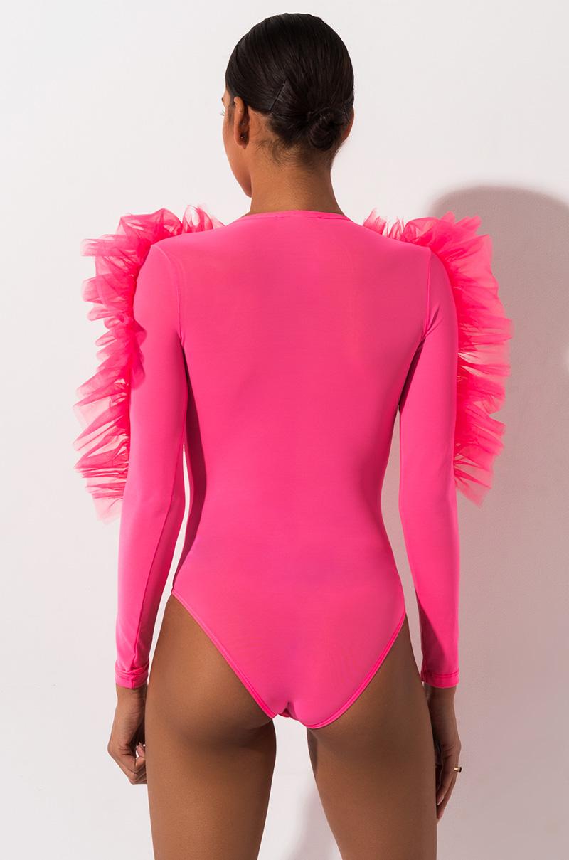 Ruffle shuffle bodysuit Clearance