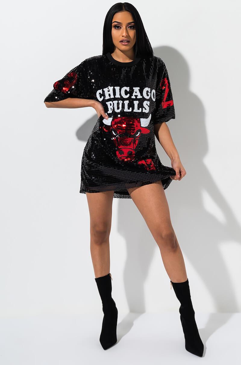 women's chicago bulls jersey dress