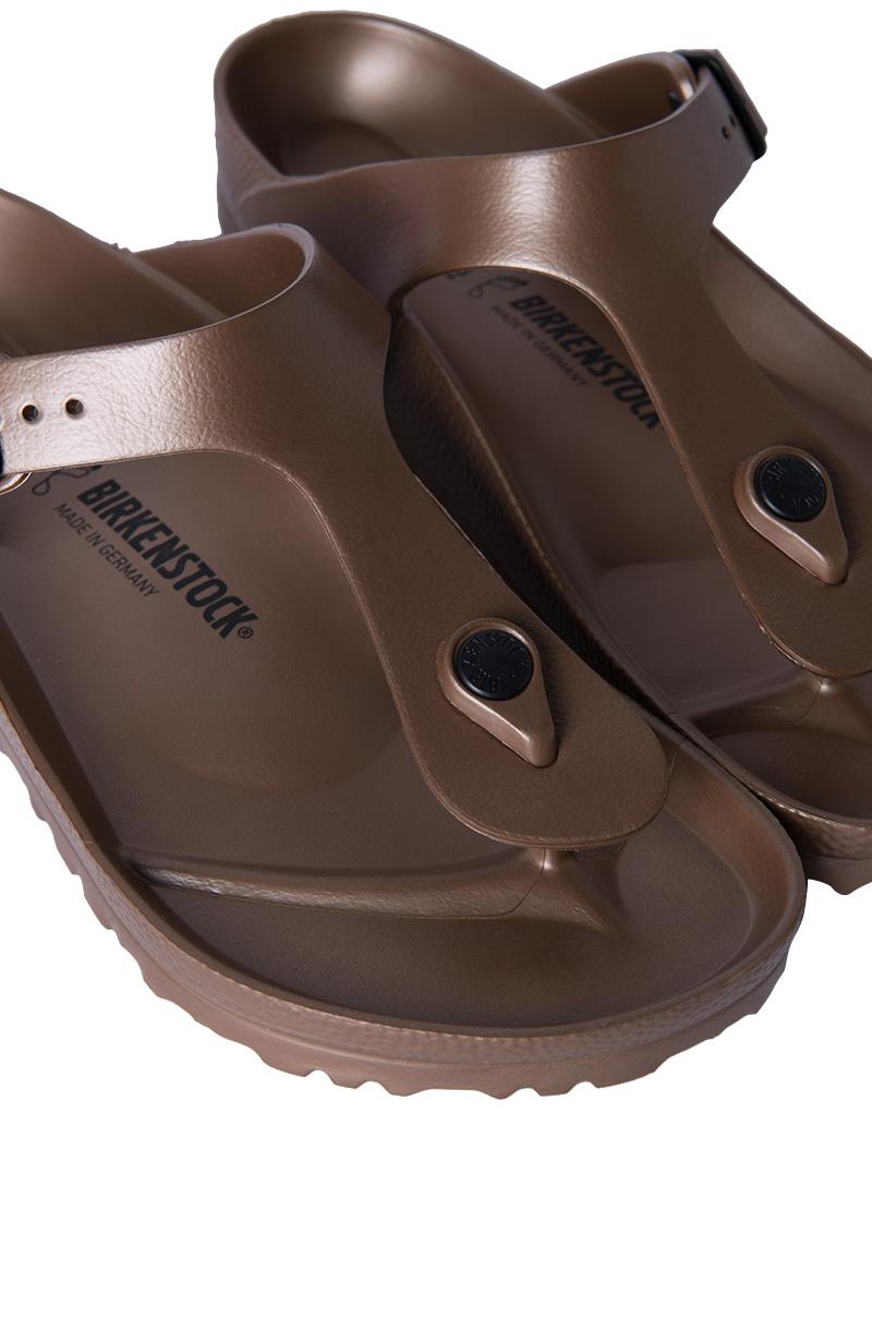 Birkenstock Gizeh Eva Metallic Copper - Lyst