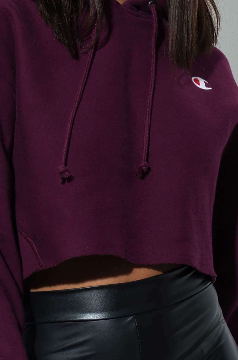 champion hoodie dark purple