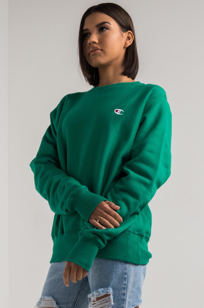 kelly green sweatshirt womens