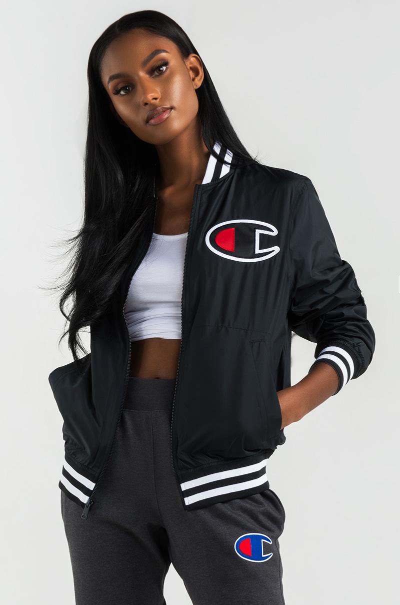champion baseball jacket womens