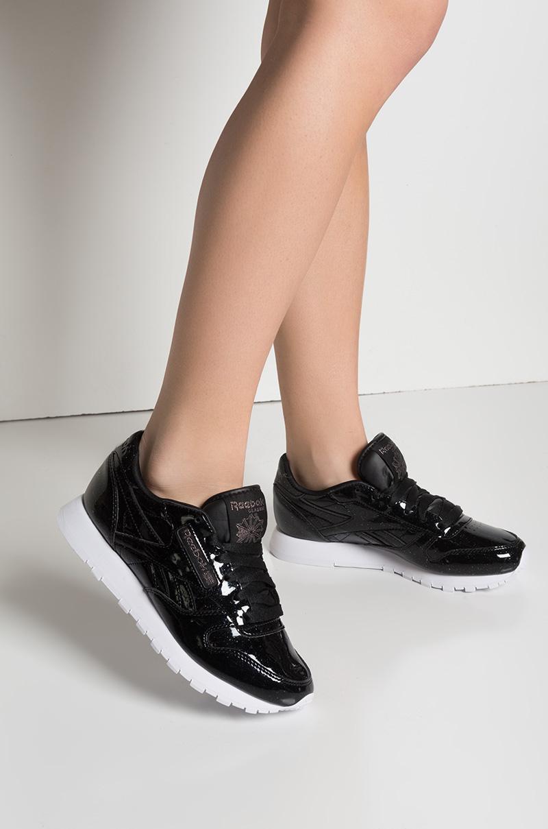 Patent leather reebok classics deals