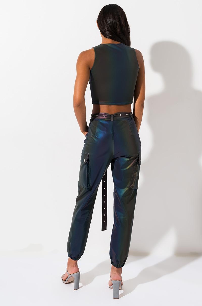 rainbow cargo pants