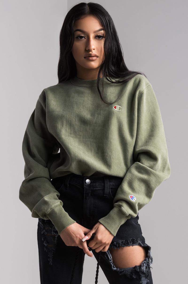 champion reverse weave pigment dyed hoodie