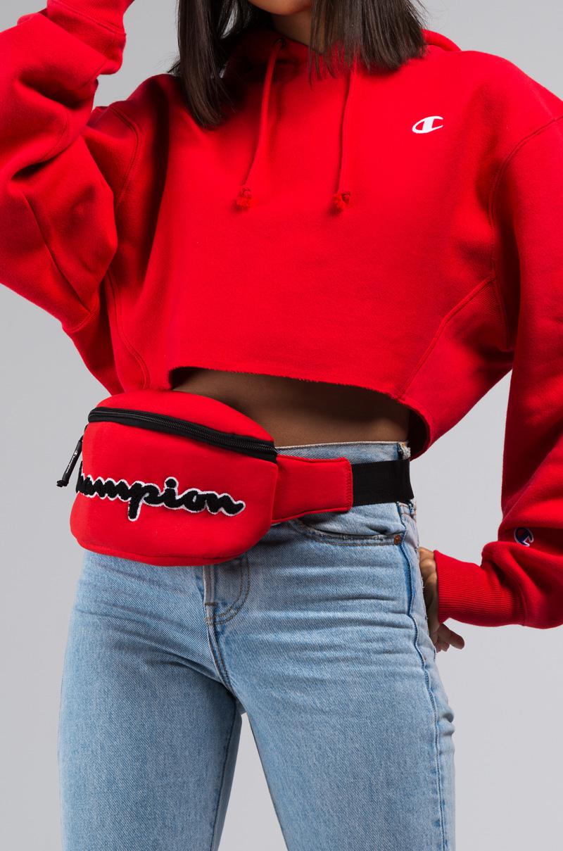 champion prime red fanny pack