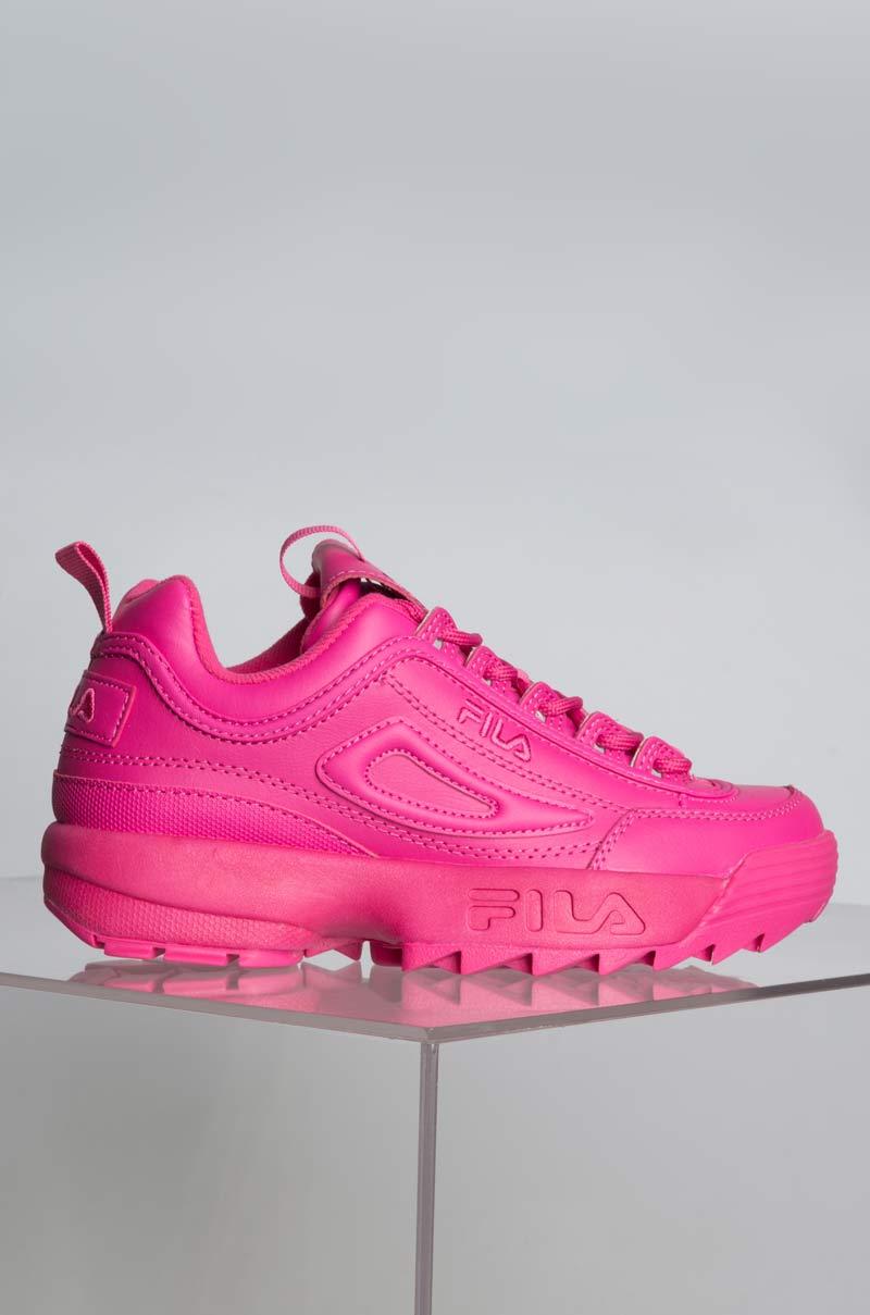 Fila Womens Disruptor Ii In Hot Pink - Lyst