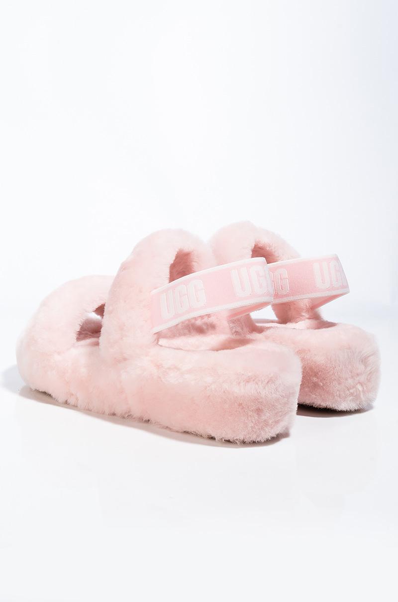 pink fuzzy uggs