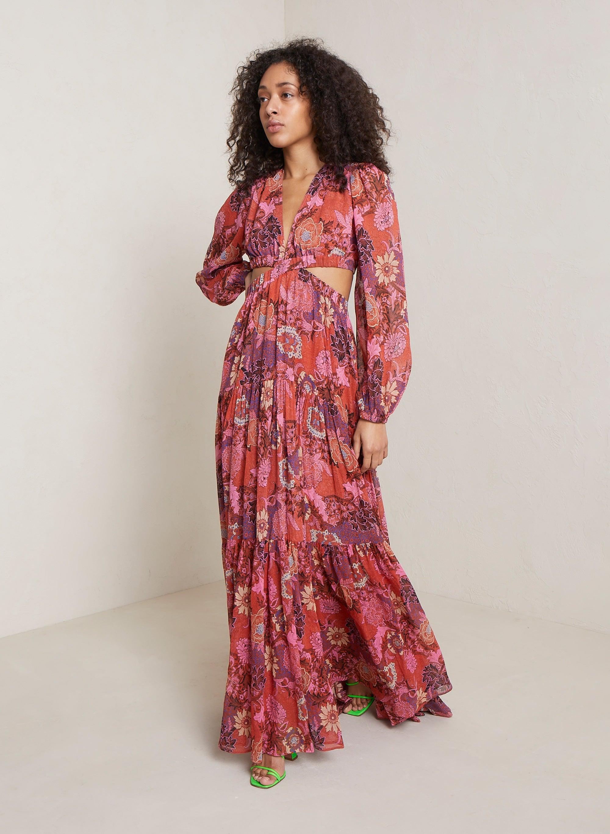 Alc top wrap dress