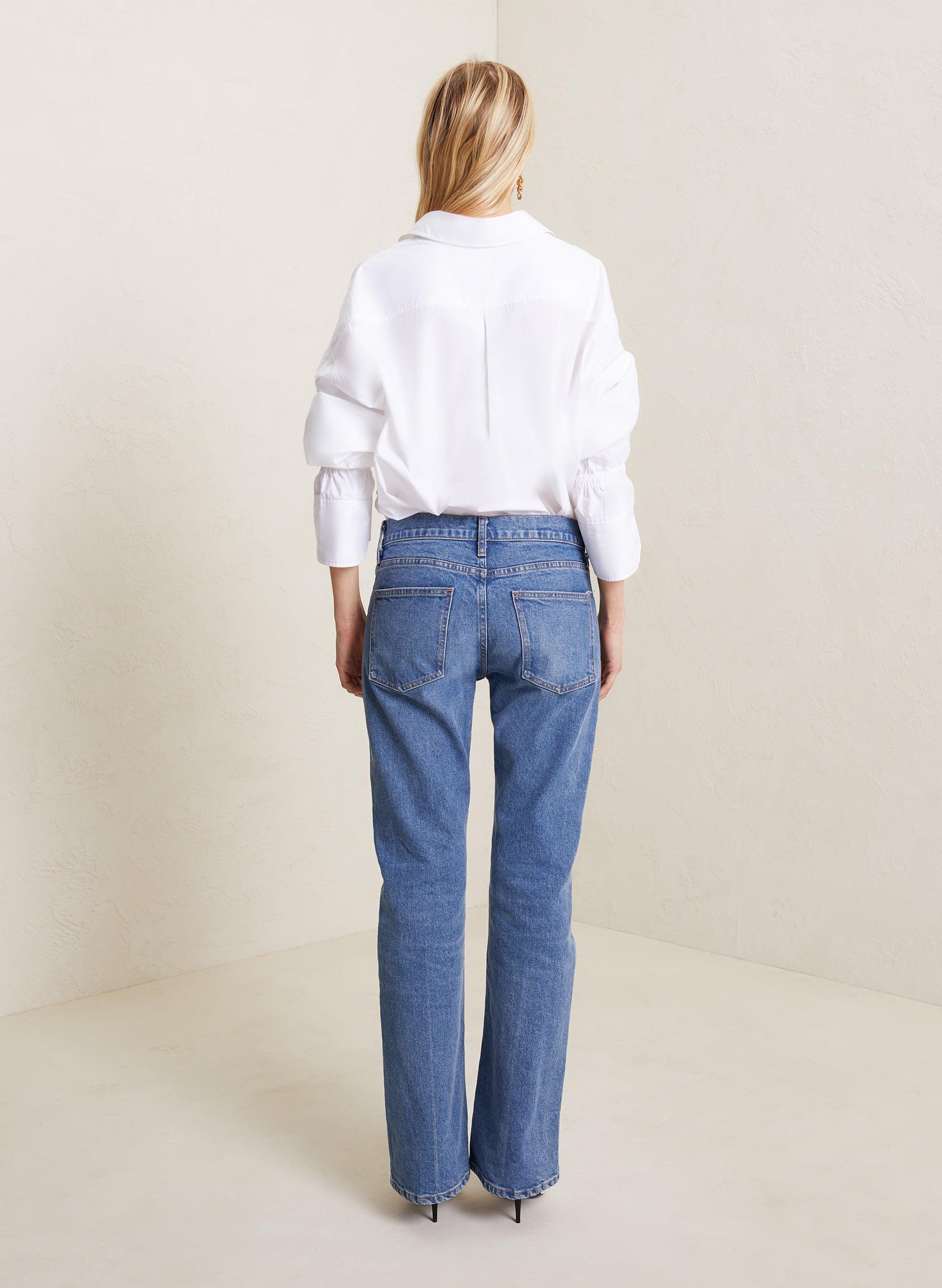 A.L.C. Sophie II Mid-Rise Straight Velvet Pants