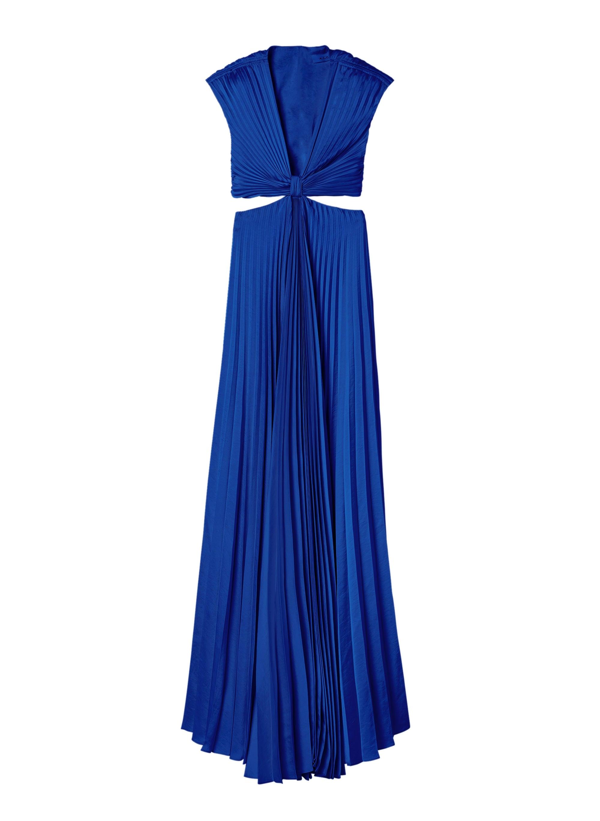 alc blue pleated dress Year 2006 Barbie Fashion Fever Series 12 Inch Doll