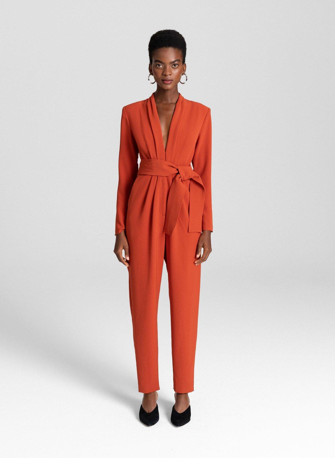 alc red jumpsuit