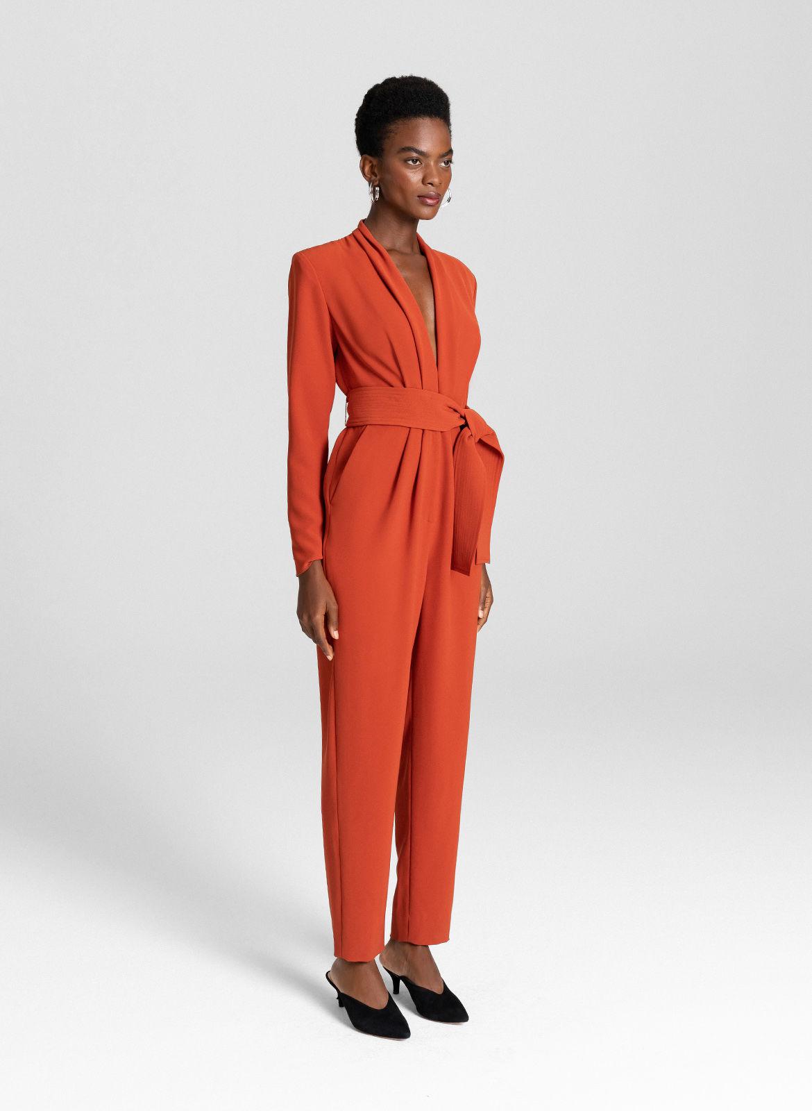 alc red jumpsuit
