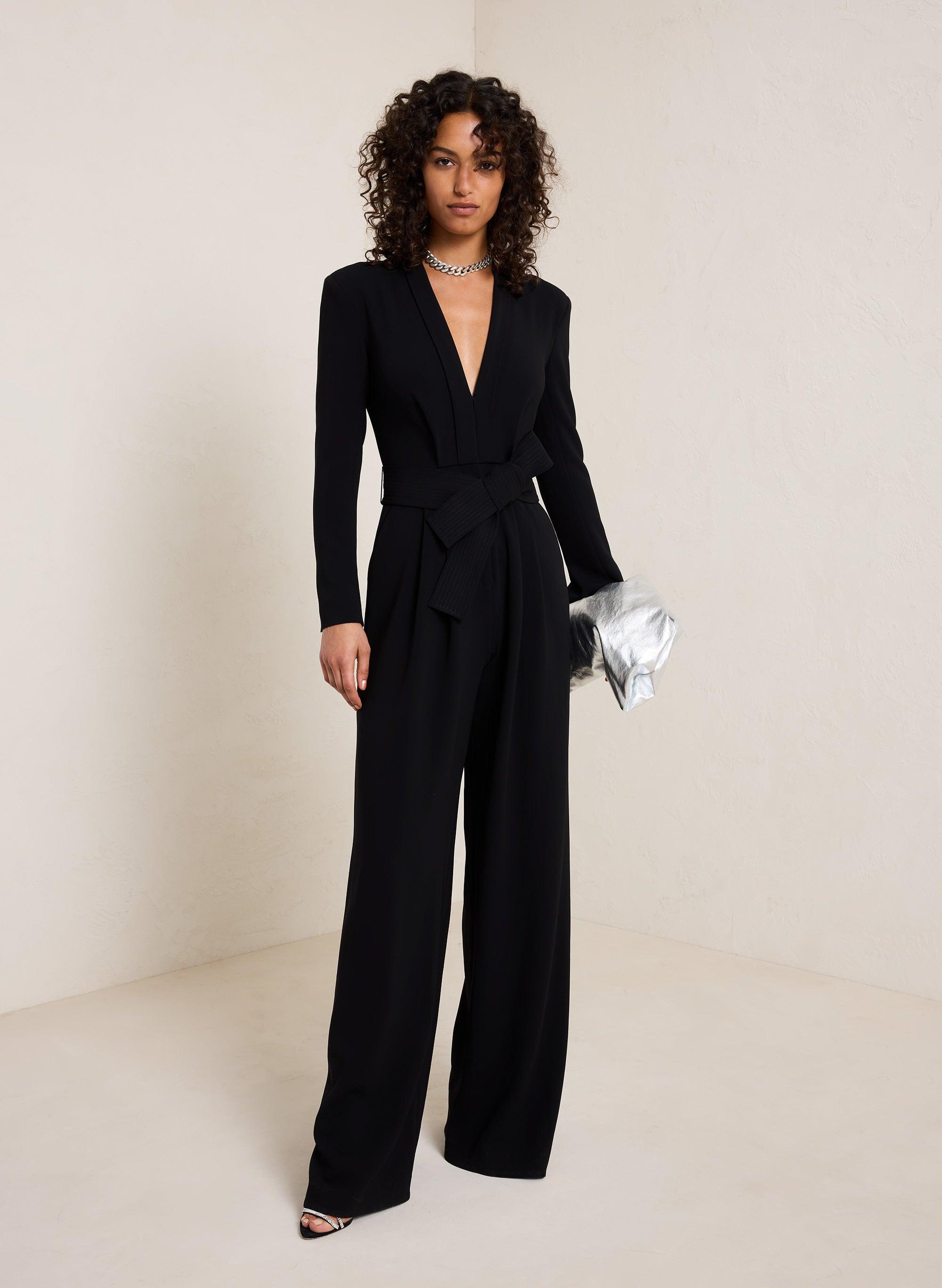 A L C Kieran Ii Wide leg Jumpsuit In Natural Lyst