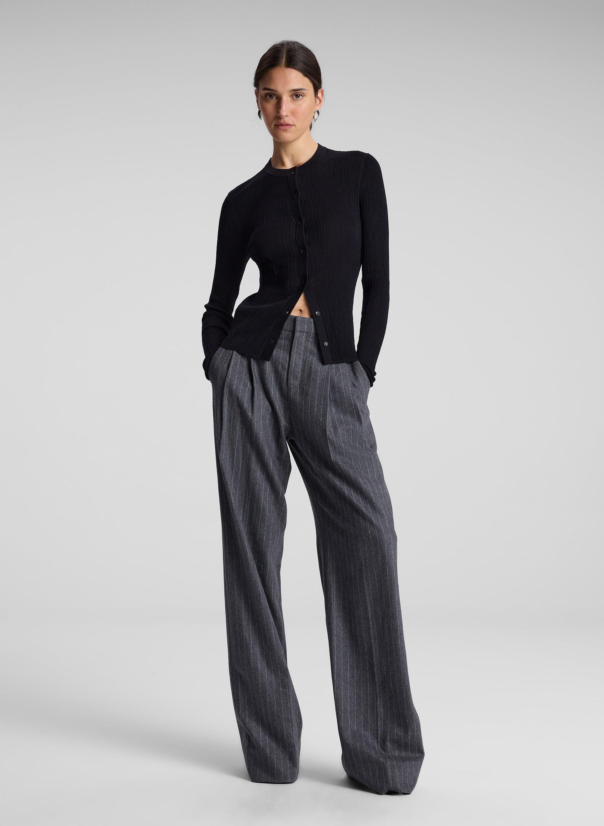 A.L.C. Charles Wool Cashmere Pinstripe Pant | Lyst
