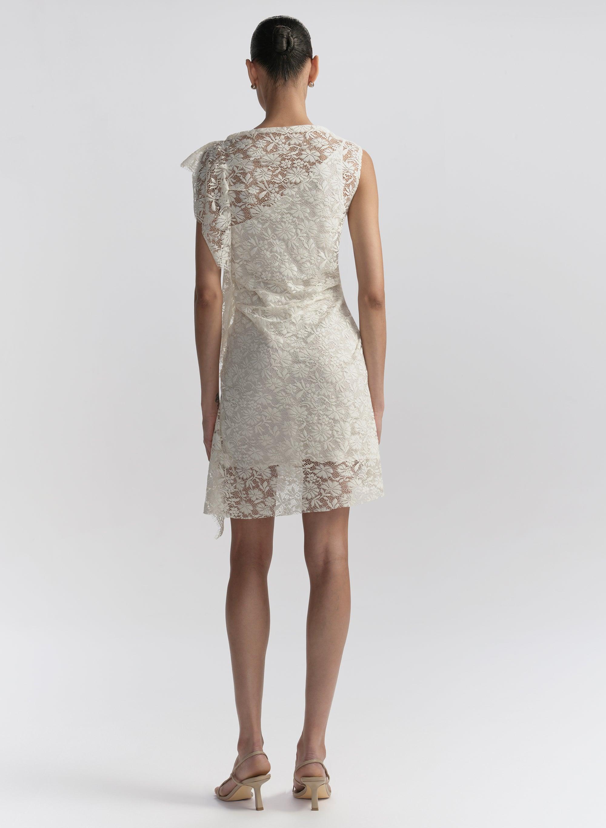 A.L.C. Astr Mini Dress in White | Lyst