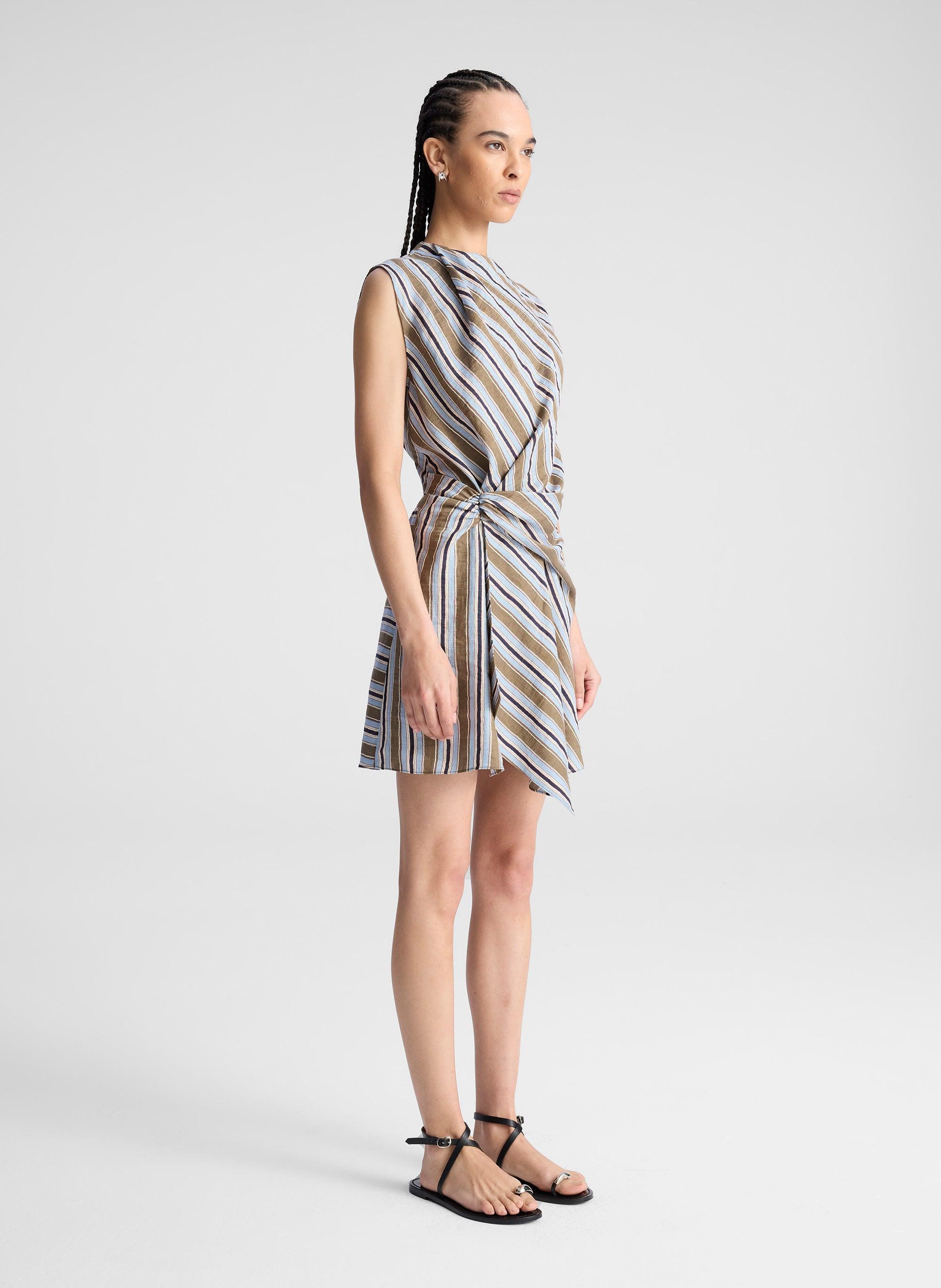 chinese dress ladies ALC Women's Dion Striped Mini Dress main image 1