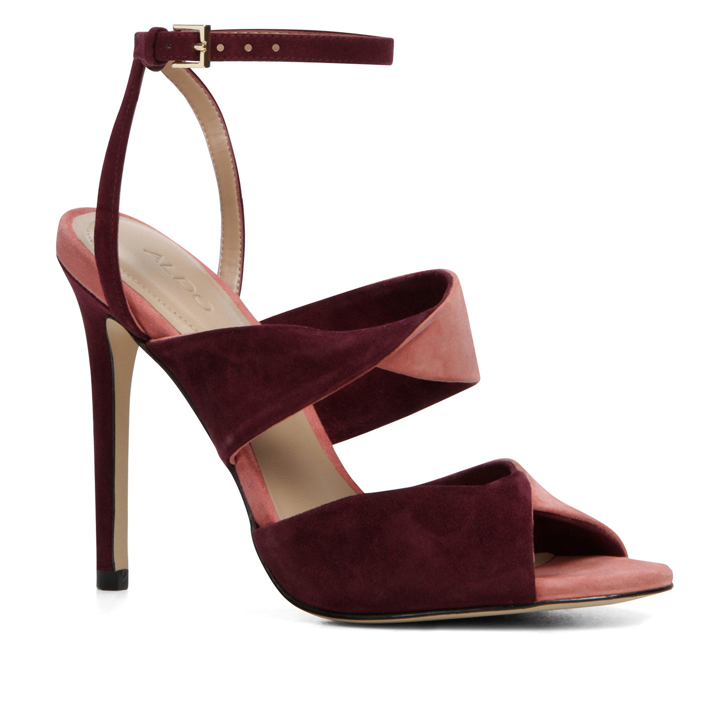 aldo burgundy heels