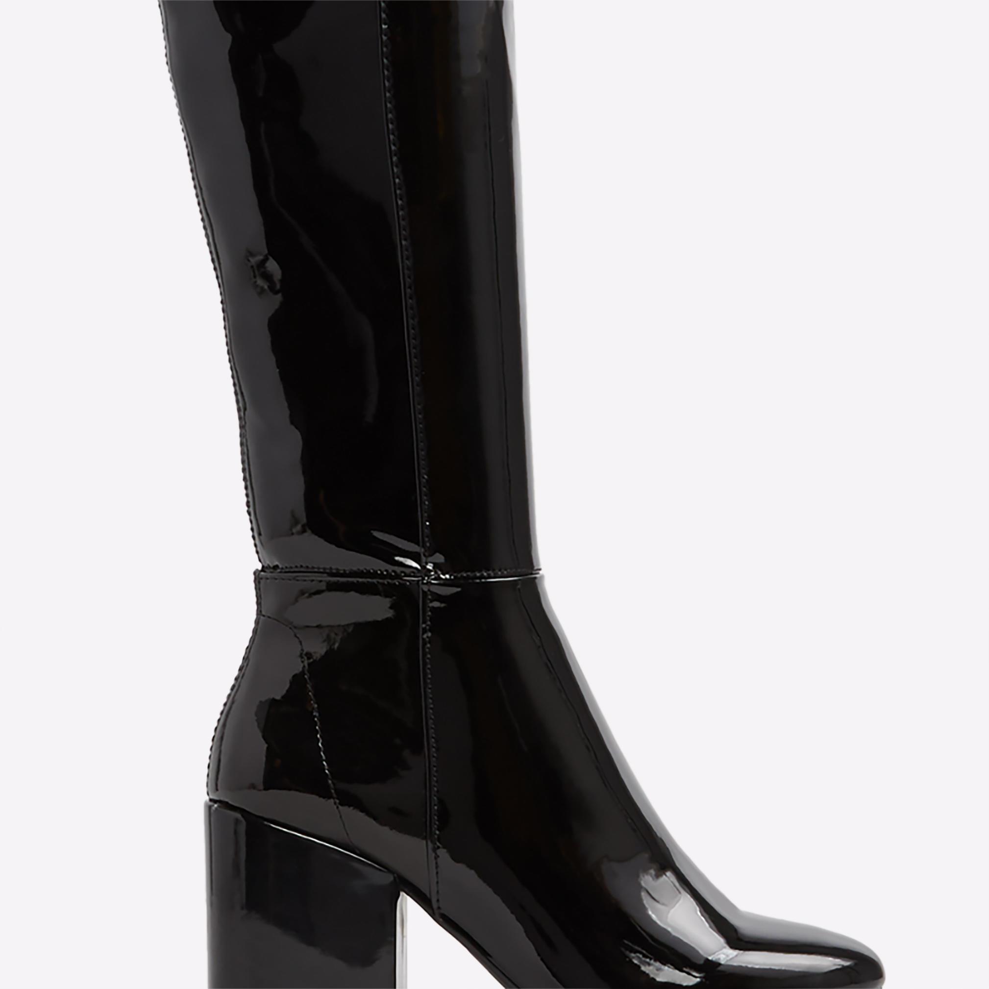 aldo shiny boots
