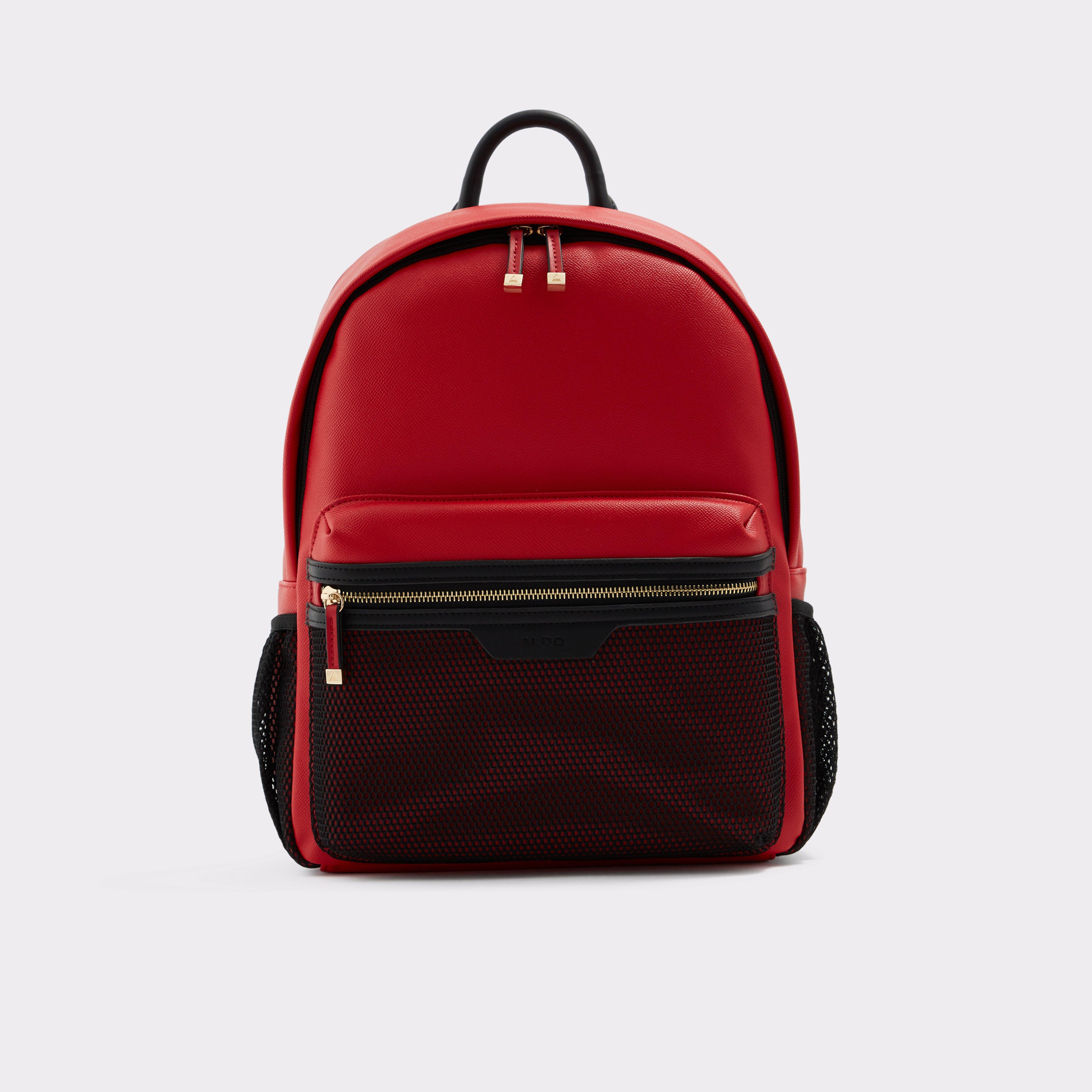 aldo red backpack