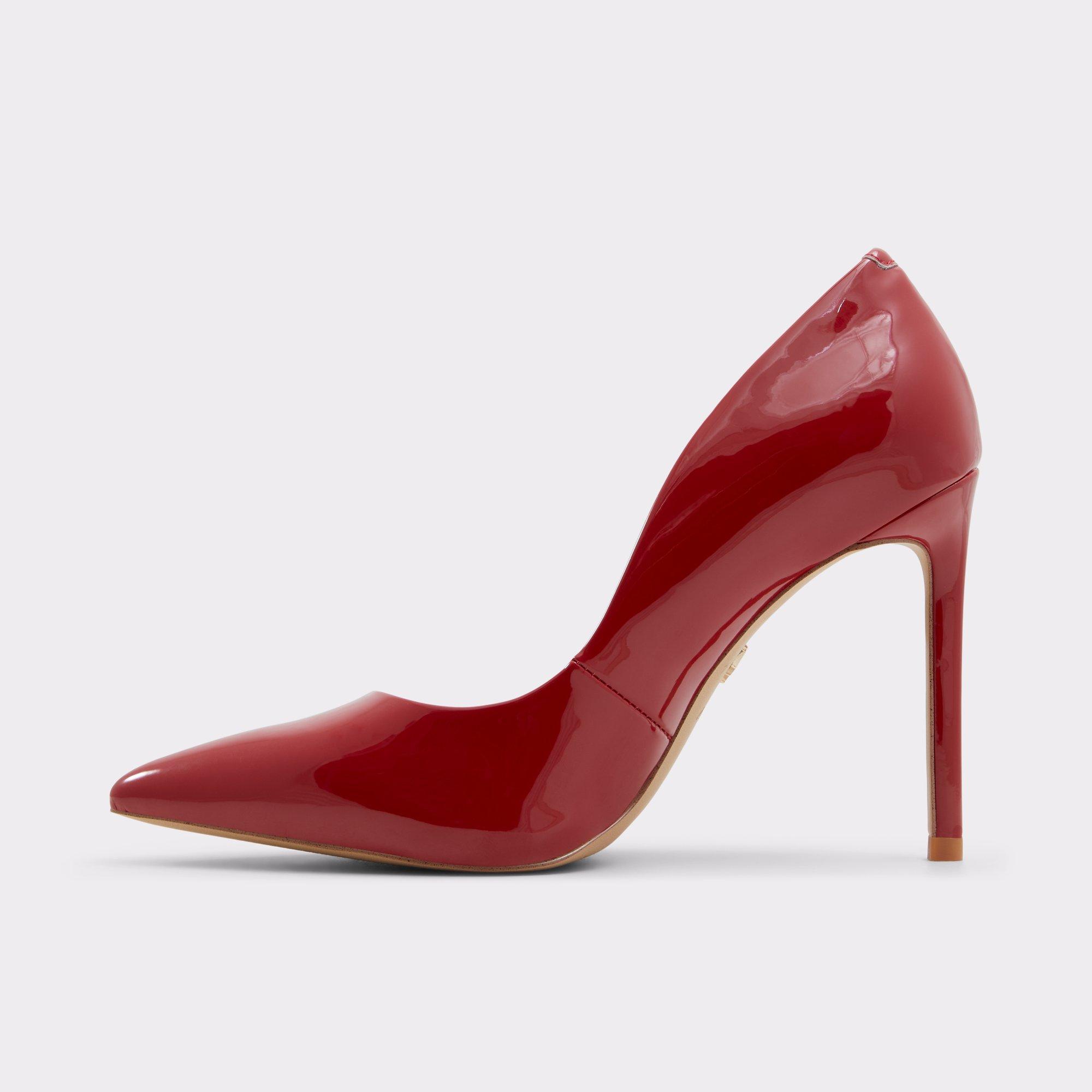 Aldo red patent heels deals