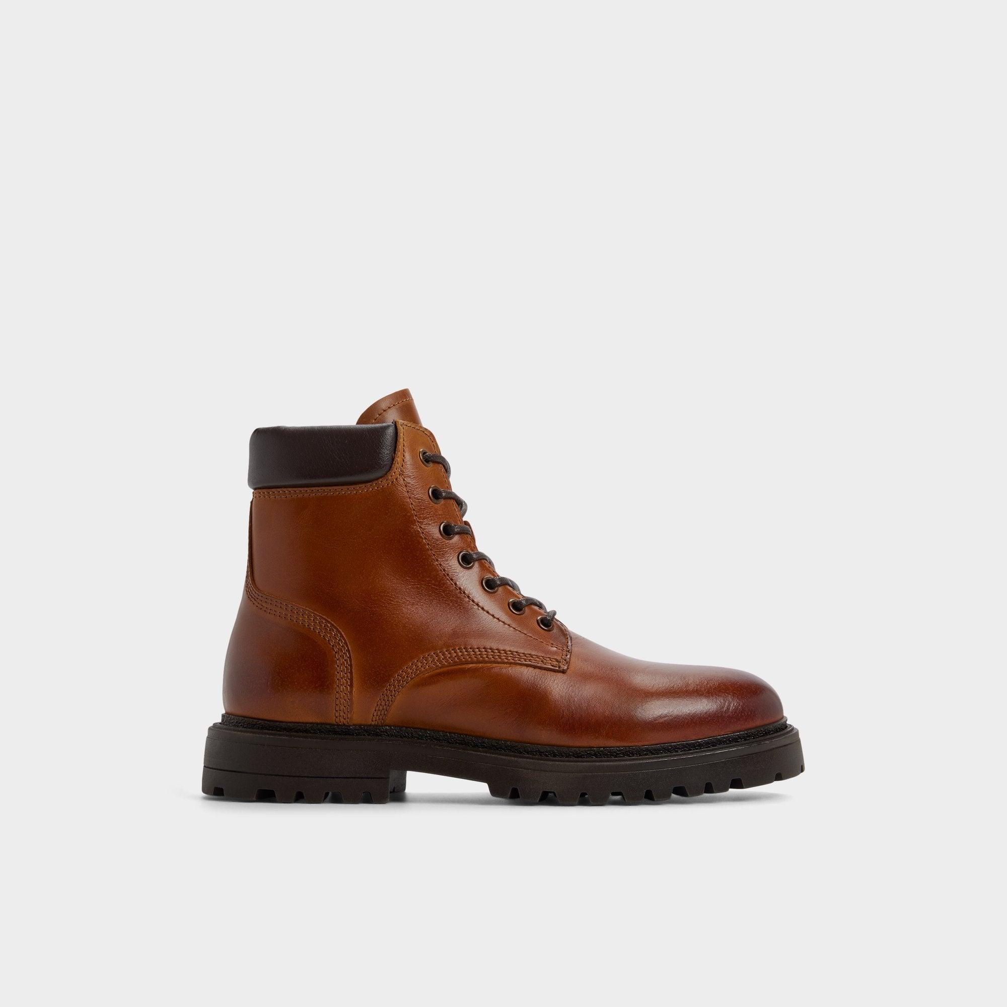 ALDO Brando men boots _ brown genuine leather Brando in Cognac 14161941 main image 3