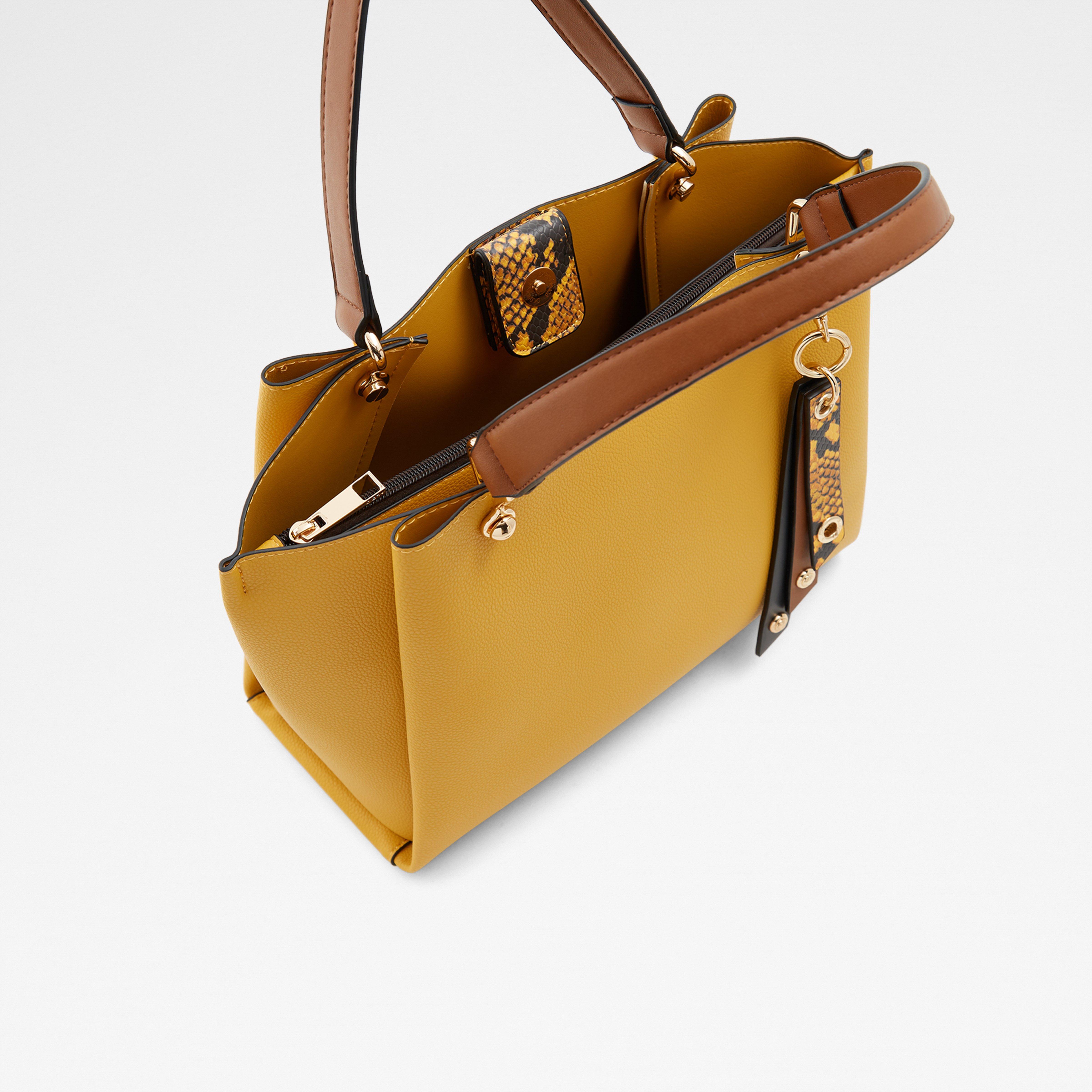 yellow aldo bag