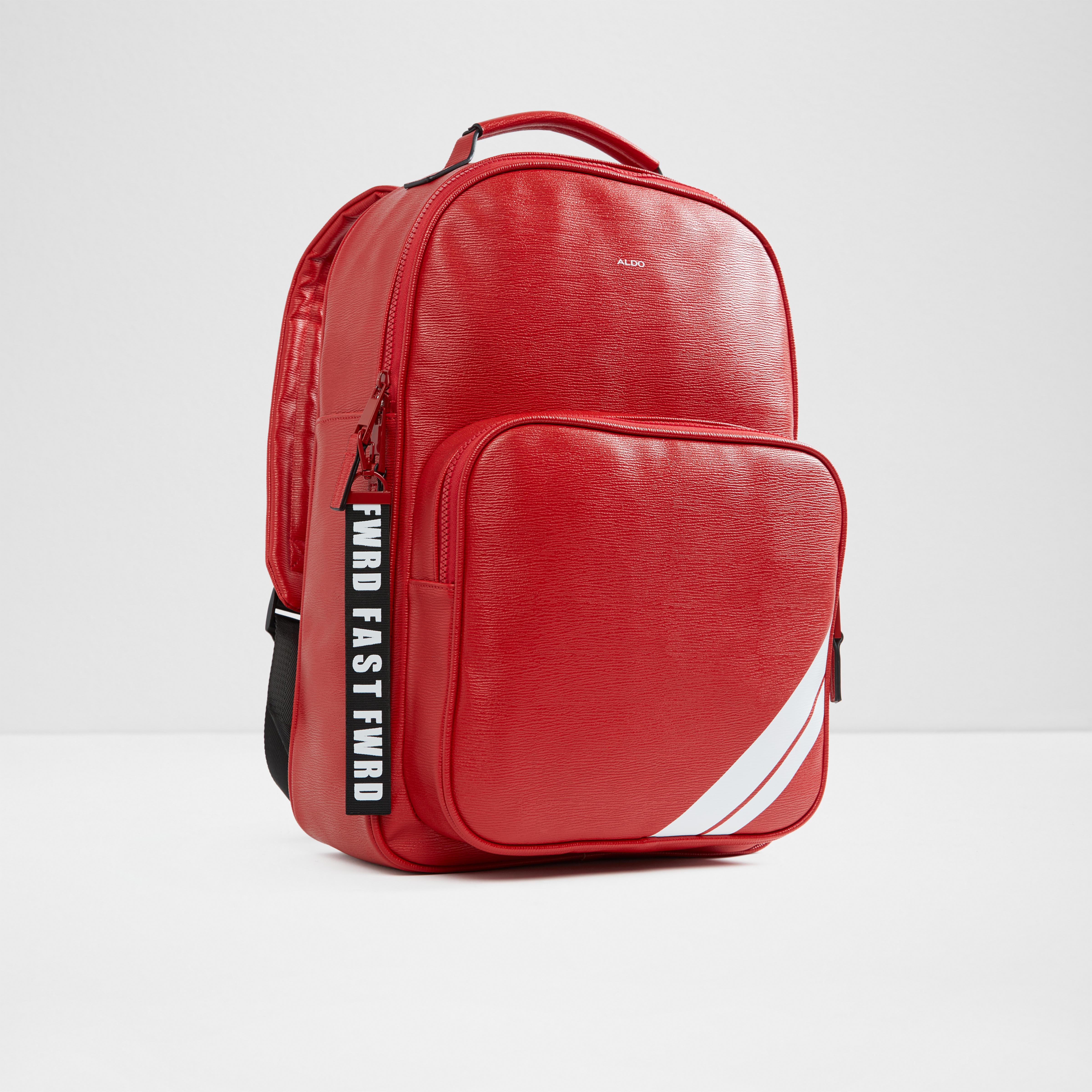 aldo red backpack