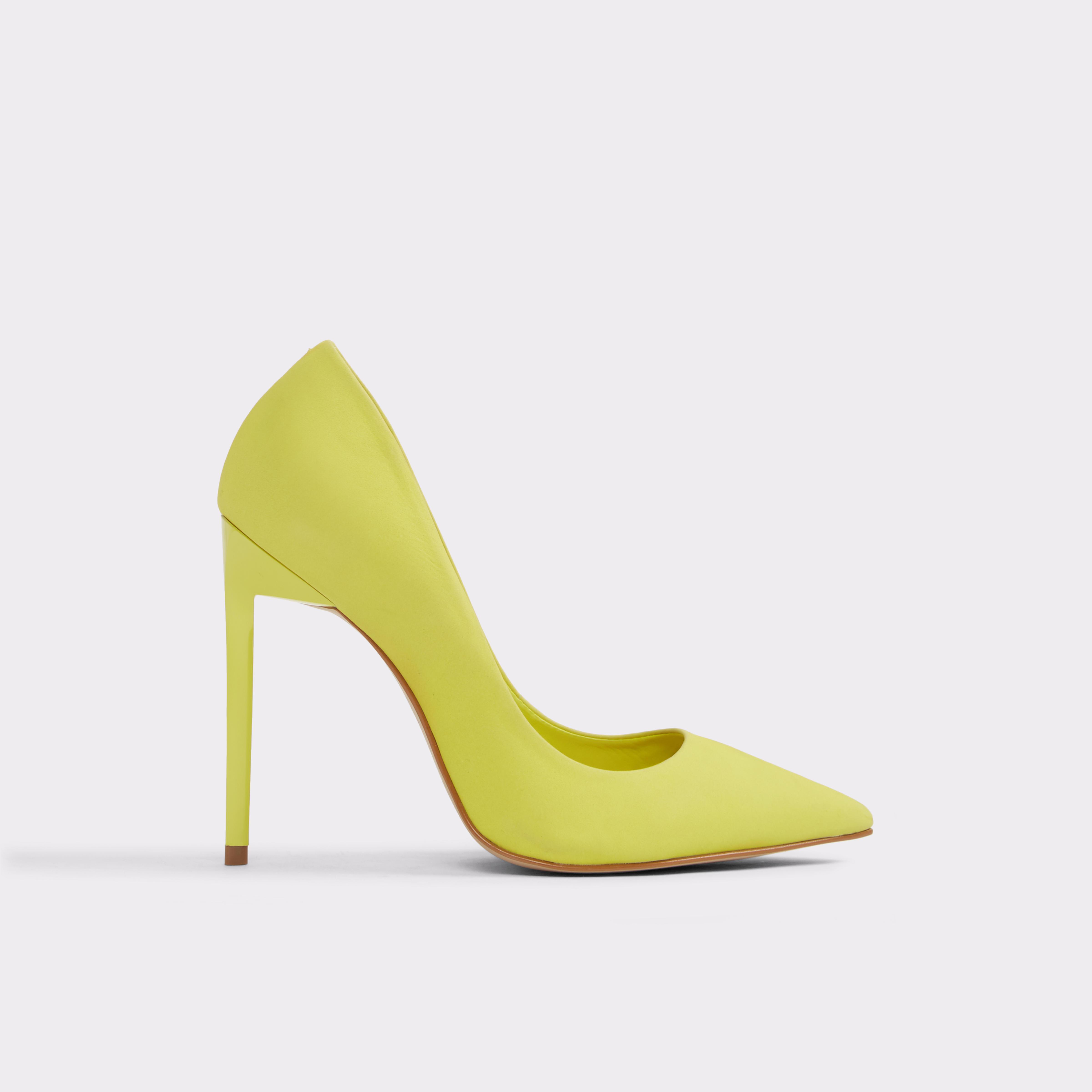 aldo yellow pumps